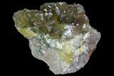Yellow, Cubic Fluorite Crystal Cluster - Spain #98690-1